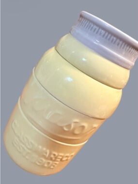 Yellow/Cream Ceramic Mason Jar Measuring Cups